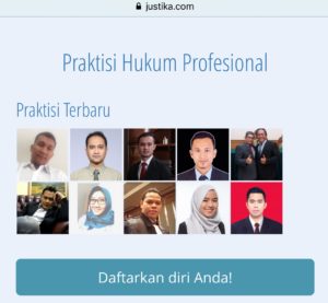 justika.com, bantuan hukum, #bekinghukum, konsultasi online, pengacara, notaris, hukum online