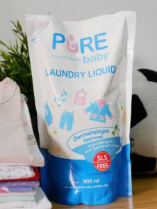 Pure Baby Laundry Liquid, Bebas SLS, Produk Bayi, Detergen Bebas SLS, SLS Free, Detergent Bayi,