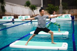 Yoga, Floating Yoga, Kesehatan, Olahraga, Pristine 8+