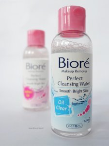 Biore Perfect Cleansing Water, Micellar Water, Cleanser, Makeup remover, beauty, kecantikan, review, biore