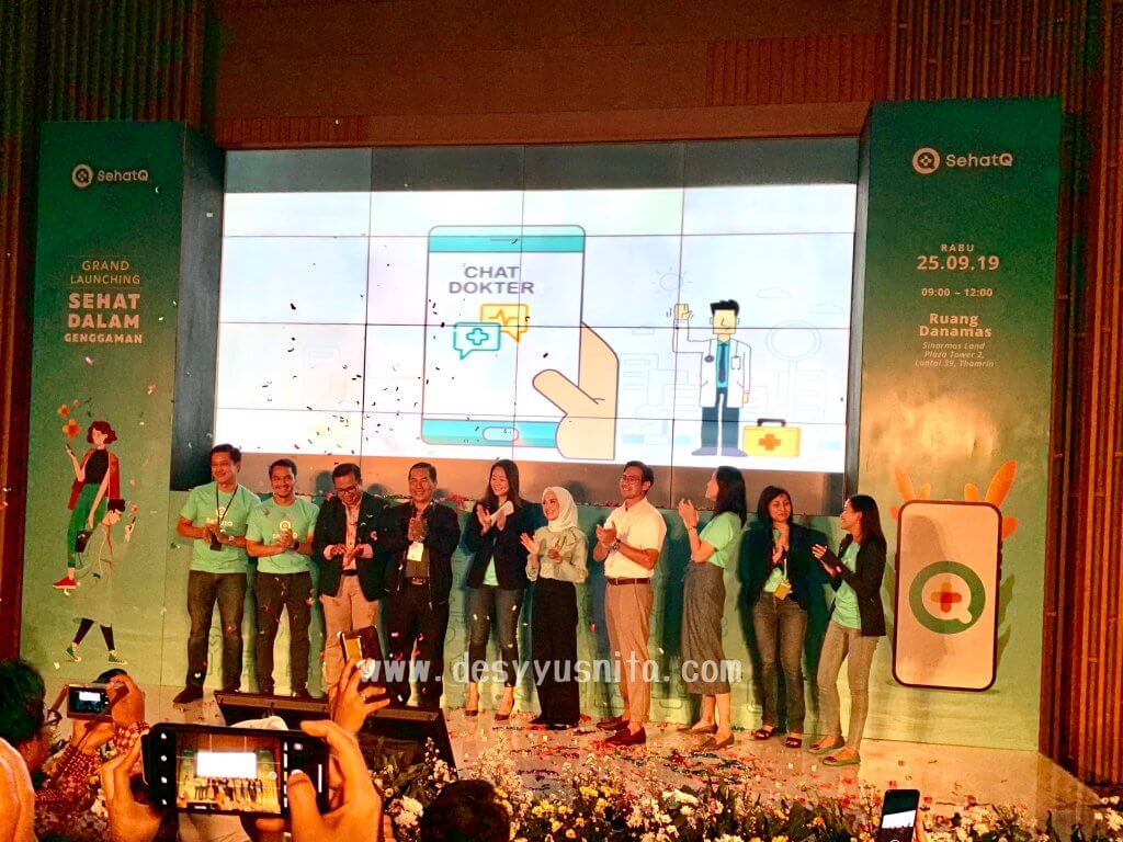 Grand Launching Aplikasi SehatQ, Konsultasi Dokter Secara Online