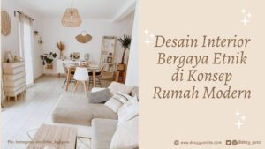 Desain Interior Bergaya Etnik