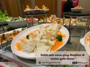 Menu di Gala Dinner Holiday inn & Suites Gajah Mada