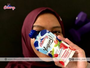 Nyemil yogurt setelah berolahraga