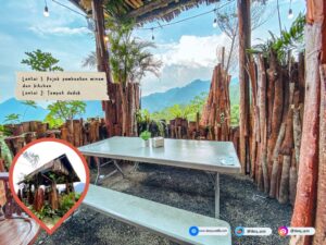 Restoran dengan view gunung