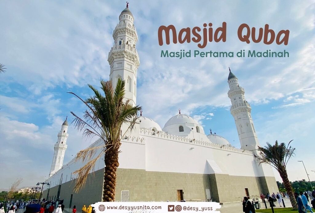 Pembangunan Masjid Quba pun dimulai, masjid ini dibangun dengan tangan Rasulullah shallallahu alaihi’ wasallam.
