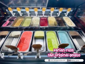 Variasi rasa di The Original Gelato Cirebon